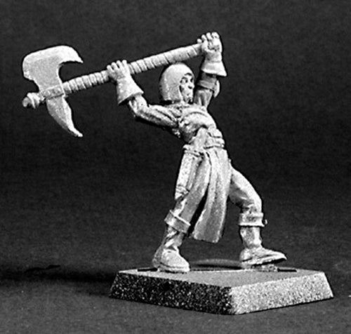 Reaper Miniatures Mercenary Axeman 14398 Mercenary Unpainted RPG D&D Mini Figure