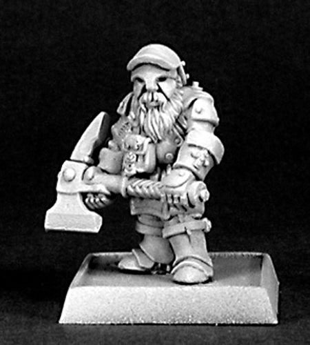 Reaper Miniatures Dwarf Miner #14405 Dwarves Unpainted RPG D&D Mini Figure