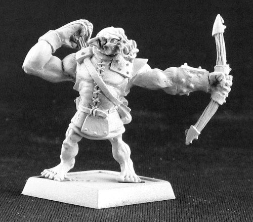 Reaper Miniatures Bull Orc Archer #14424 Reven Unpainted RPG D&D Mini Figure