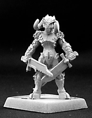 Reaper Miniatures Darkspawn Demon Warrior #14435 Darkspawn Unpainted D&D Mini