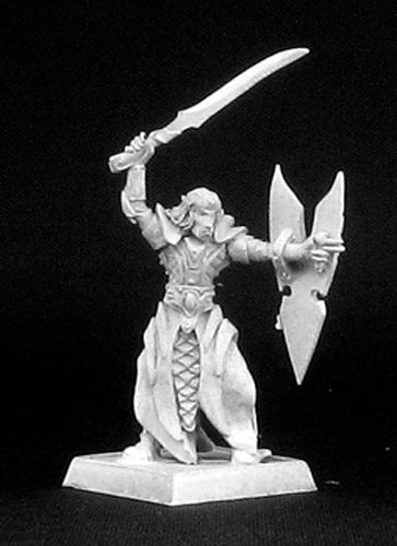 Reaper Miniatures Daereth, Elven Royal Guard Sergeant 14439 Elves Unpainted Mini