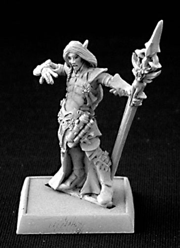 Reaper Miniatures Larnach, Grey Elf Mage #14450 Elves Unpainted RPG Mini Figure