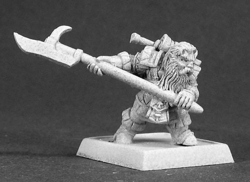 Reaper Miniatures Dwarf Mancatcher #14463 Dwarves Unpainted RPG D&D Mini Figure
