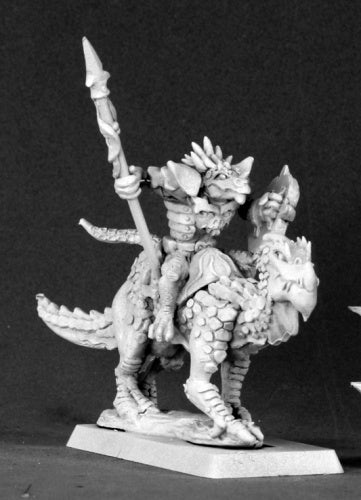 Reaper Miniatures Brood of Payanak, Reptus Cavalry #14505 Reptus Unpainted Mini