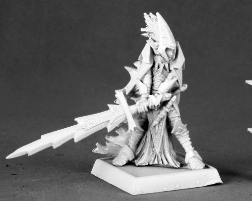 Reaper Miniatures Avrix Dirthe, Dark Elf Champion 14594 Darkreach Unpainted Mini