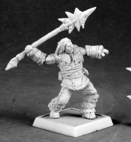 Reaper Miniatures Barbarian Spearthrower #14603 Icingstead Unpainted D&D Mini