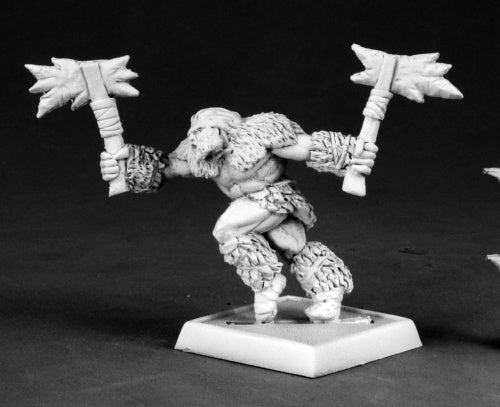 Reaper Miniatures Barbarian Berserker of Icingstead #14610 Icingstead Unpainted