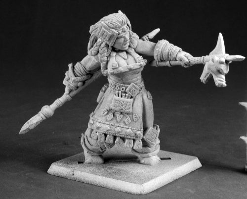 Reaper Miniatures Skadi, Dwarf Goddess #14615 Dwarves Unpainted RPG Mini Figure