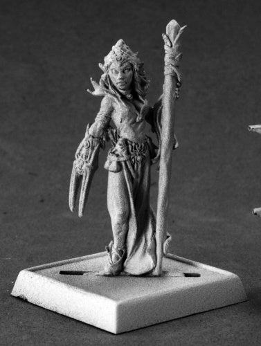 Reaper Miniatures Dhalea Duormidhaz, Dark Elf Wizard #14624 Warlord Unpainted