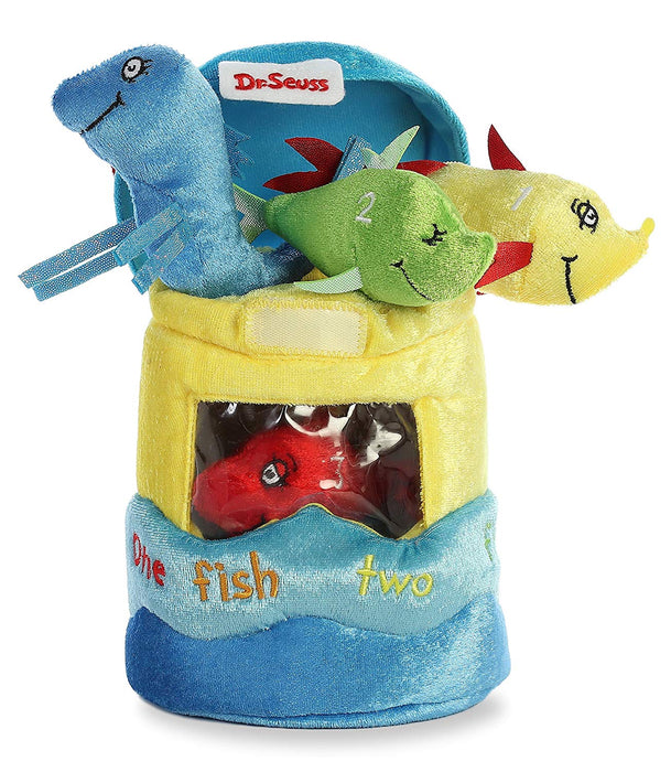8" Dr. Seuss Fish Playset - One Fish Two Fish Red Fish Blue Fish