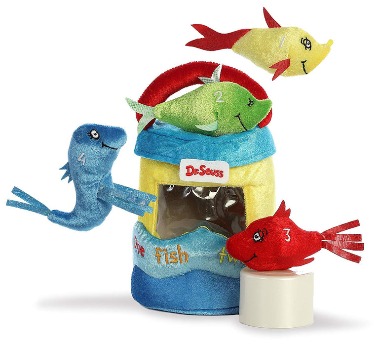 8" Dr. Seuss Fish Playset - One Fish Two Fish Red Fish Blue Fish