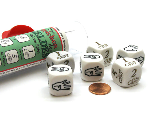 The Sign Of Money Dice Game - Combines Sign Language and German Currency