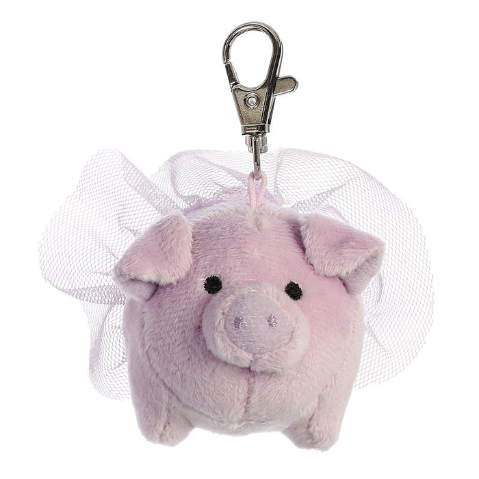 3.5" Aurora World Blush & Glitter Plush - Tulip Piggle Clip-On