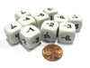 Set of 10 D6 16mm Educational Classroom Subtraction Subtract Basic Math Dice