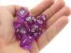 Reaper Miniatures Lucky Pizza Dungeon Dice - Clear Purple