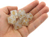 Reaper Miniatures Lucky Pizza Dungeon Dice - Gem White