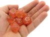 Reaper Miniatures Lucky Pizza Dungeon Dice - Gem Red