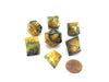 Reaper Miniatures Dual Pizza Dungeon Dice - Yellow & Black