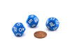Planets, Signs, Numbers Astrology Dice Set, 3 D12 Dice - Blue with White