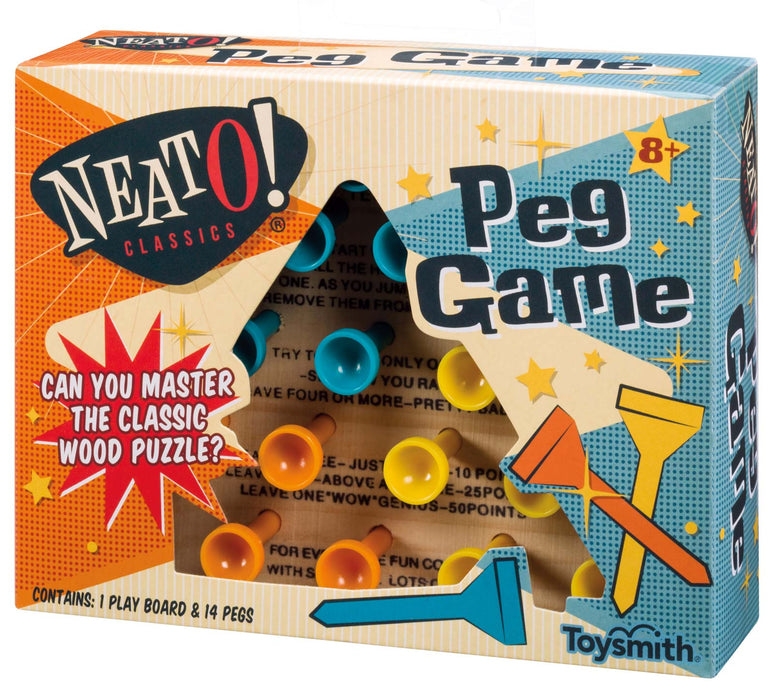 Neato Classics Wooden Peg Game Puzzle