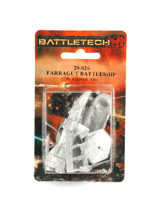 Battletech Farragut Battleship #20-026 Unpainted Sci-Fi Metal Miniature Figure