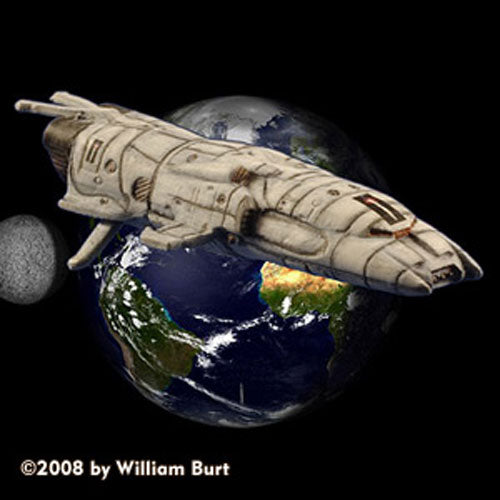 Battletech Naga Destroyer #20-029 Unpainted Sci-Fi Metal Miniature Figure