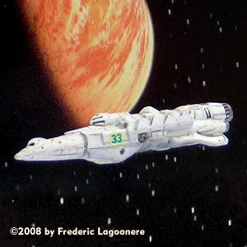 Battletech Dante Frigate #20-037 Unpainted Sci-Fi Metal Miniature Figure