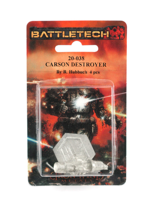 Battletech Carson Destroyer #20-038 Unpainted Sci-Fi Metal Miniature Figure