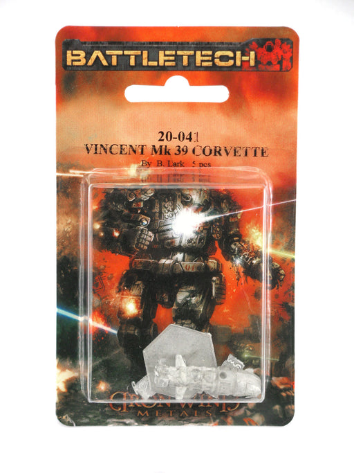 Battletech Vincent MK39 Corvette #20-041 Unpainted Sci-Fi Metal Miniature Figure