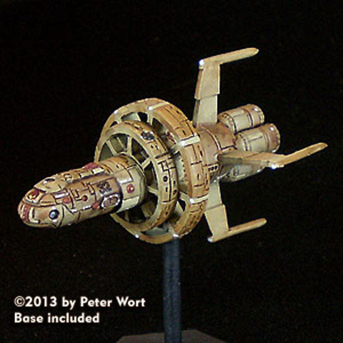 Battletech Wagon Wheel Frigate #20-043 Unpainted Sci-Fi Metal Miniature Figure