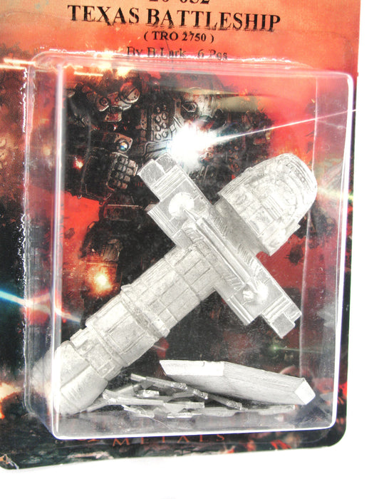 Battletech Texas Battleship #20-052 Unpainted Sci-Fi Metal Miniature Figure