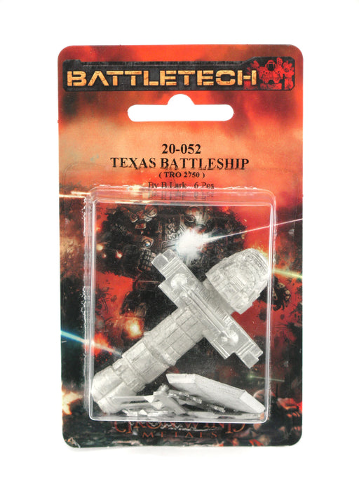 Battletech Texas Battleship #20-052 Unpainted Sci-Fi Metal Miniature Figure