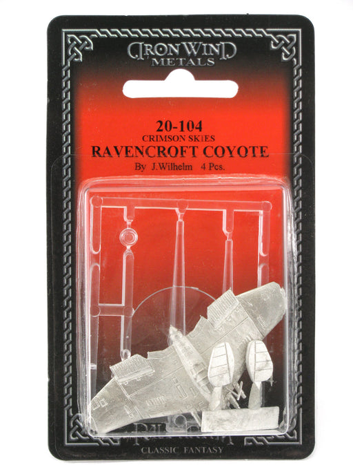 Ravencroft Coyote #20-104 Crimson Skies RPG Metal Ral Partha Figure