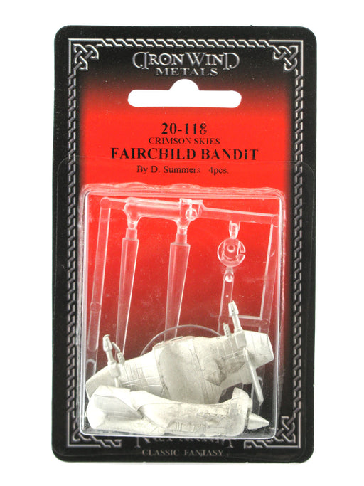 Fairchild Bandit #20-118 Crimson Skies RPG Metal Ral Partha Figure