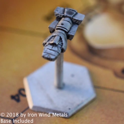 Battletech Noruff Assault Dropship (3 Small Figures) #20-186 Unpainted Metal