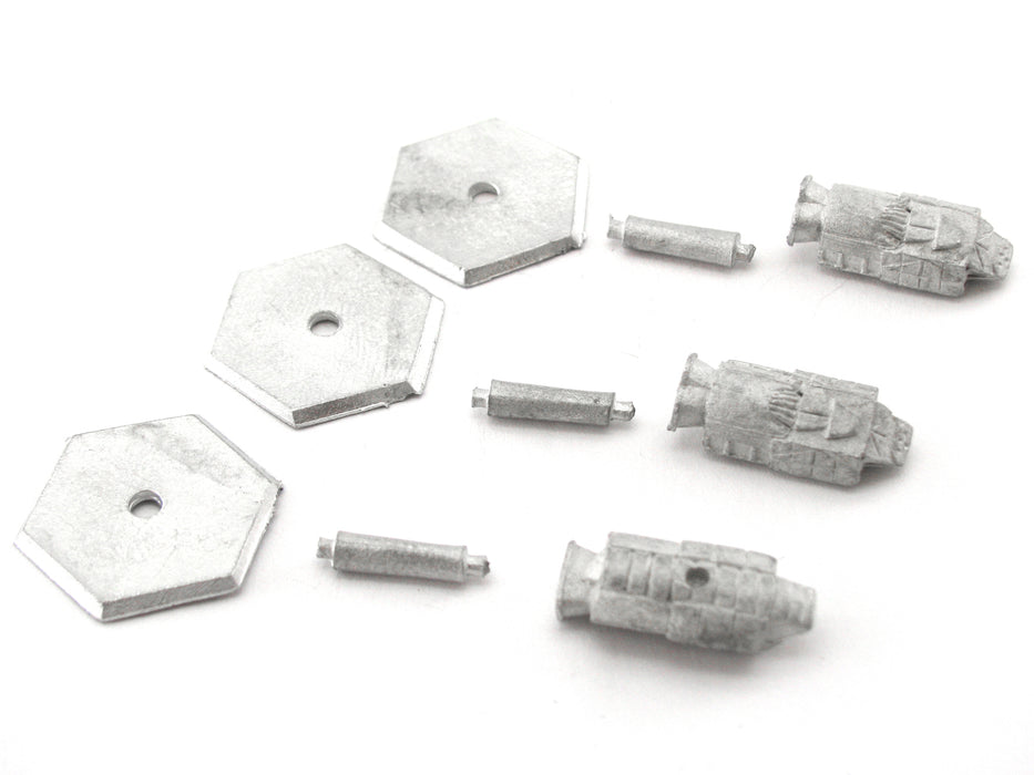 Battletech Hamilcar Assault Dropship (3 Small Figures) #20-190 Unpainted Metal