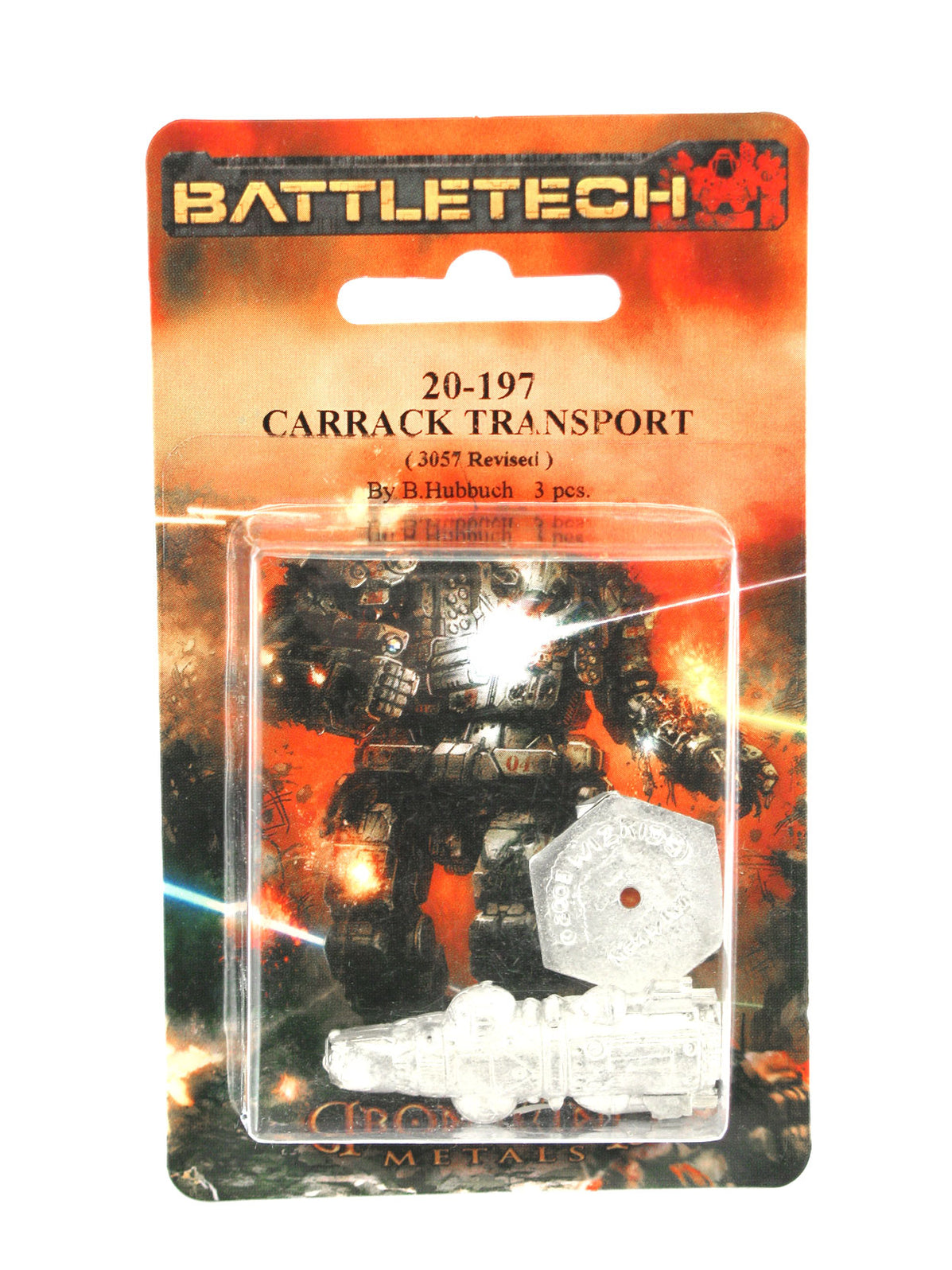 Battletech Carrack Transport #20-197 Unpainted Sci-Fi Metal — Pippd