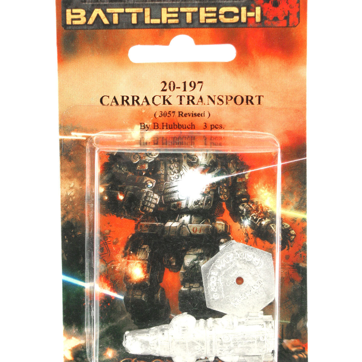 Battletech Carrack Transport #20-197 Unpainted Sci-Fi Metal — Pippd