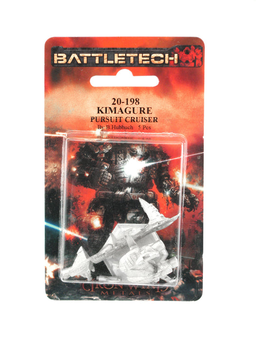 Battletech Kimagure Pursuit Cruiser #20-198 Unpainted Sci-Fi Metal Mini Figure