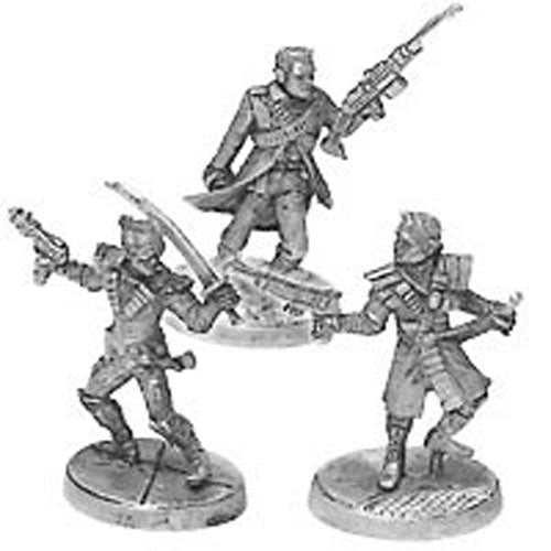 Human Street Samurai (3) #20-502 Shadowrun RPG Metal Ral Partha Figure