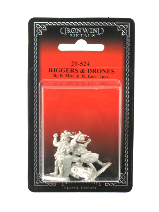 Riggers and Drones (5) #20-524 Shadowrun RPG Metal Ral Partha Figure