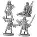 Mystic Crusaders (4) #20-552 Shadowrun RPG Metal Ral Partha Figure