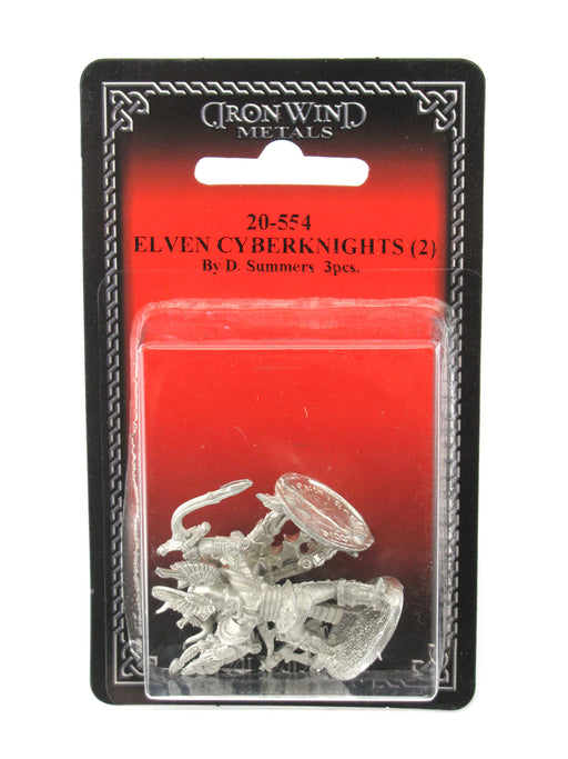 Elven Cyberknights (2) #20-554 Shadowrun RPG Metal Ral Partha Figure