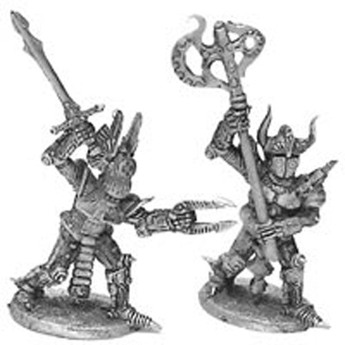 Elven Cyberknights (2) #20-554 Shadowrun RPG Metal Ral Partha Figure