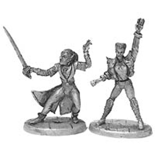 Harlequin and Aina #20-564 Shadowrun RPG Metal Ral Partha Figure