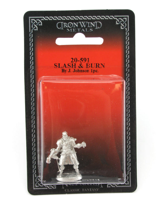 Slash and Burn Halloweener Gang Leader #20-591 Shadowrun Metal Ral Partha Figure