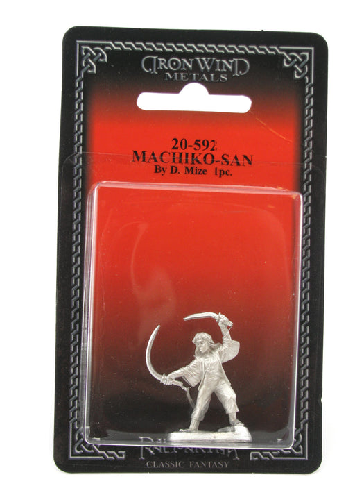 Machiko-San Elf Samurai of The Green Serpent Guard #20-592 Shadowrun RPG Mini