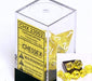 Polyhedral 7-Die Translucent Chessex Dice Set - Yellow