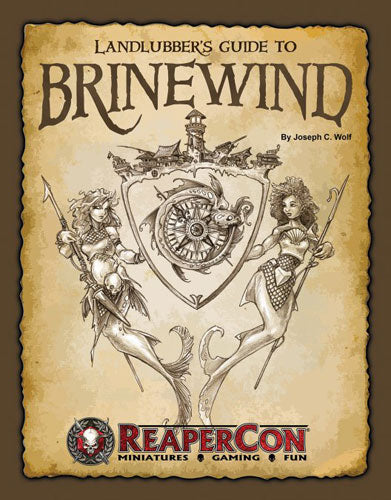 Reaper Miniatures Landlubber's Guide To Brinewind Game Book