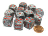 Speckled 16mm D6 Chessex Dice Block (12 Dice) - Granite